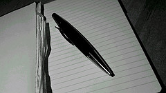Ein Stift wie eine Rakete.
