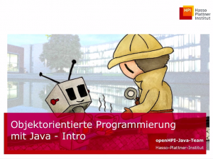 Screenshot von der Landing-Page zum MOOC des HPI